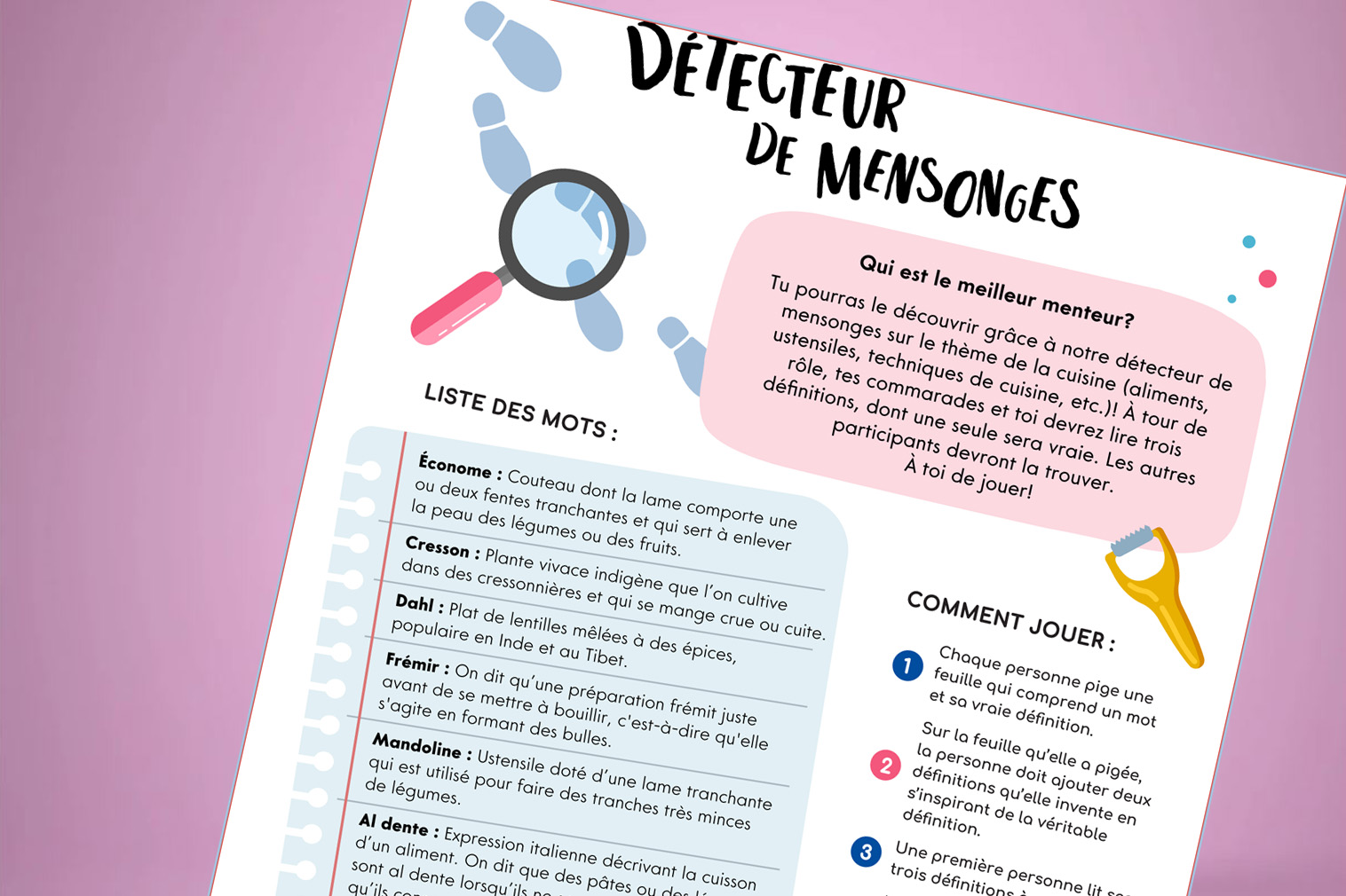 Game Détecteur De Mensonge FR