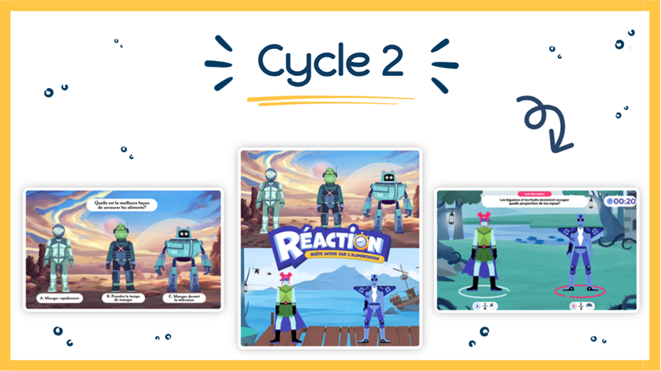 Online Educational Games to Get Students Moving at School – Cycle 2