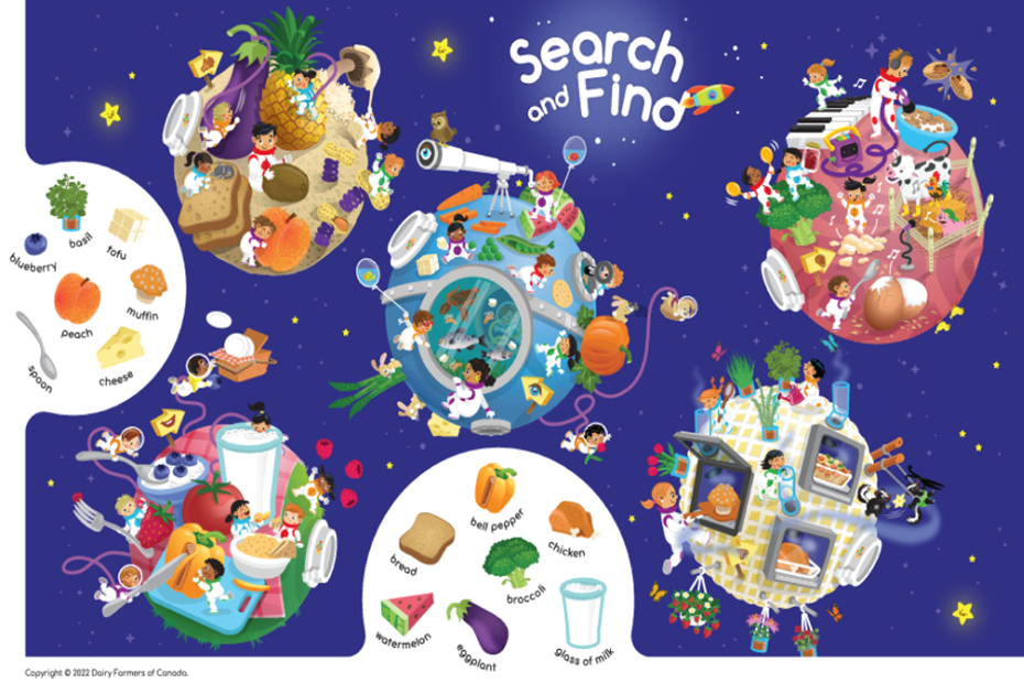 Search and find: Food Mission: Conquer the Galaxy of the 5 Senses