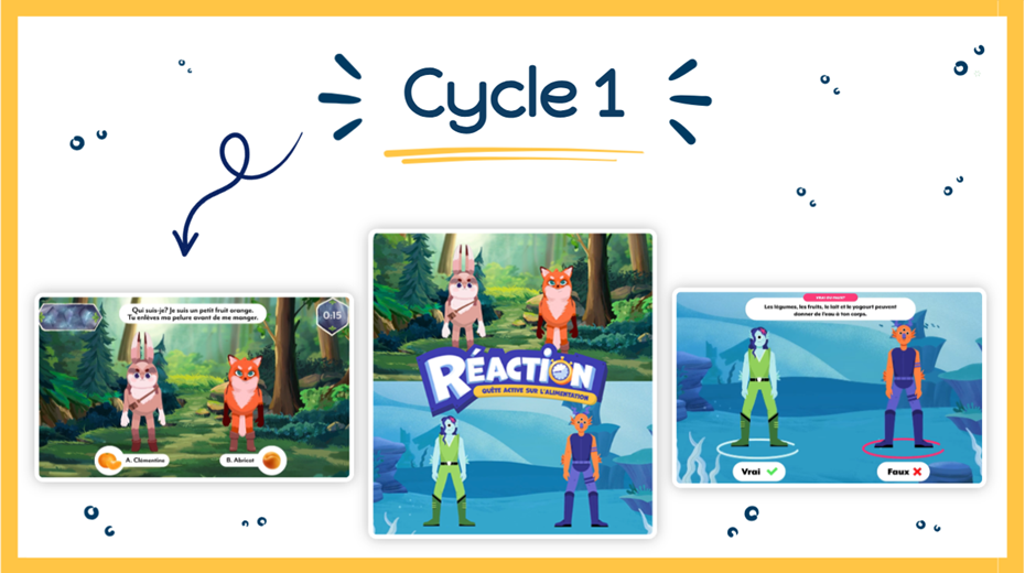 Online Educational Games to Get Students Moving at School – Cycle 1