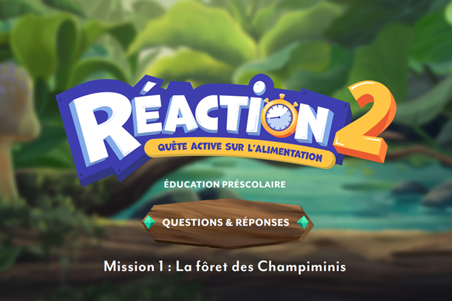 Réaction 2: Questions and answers