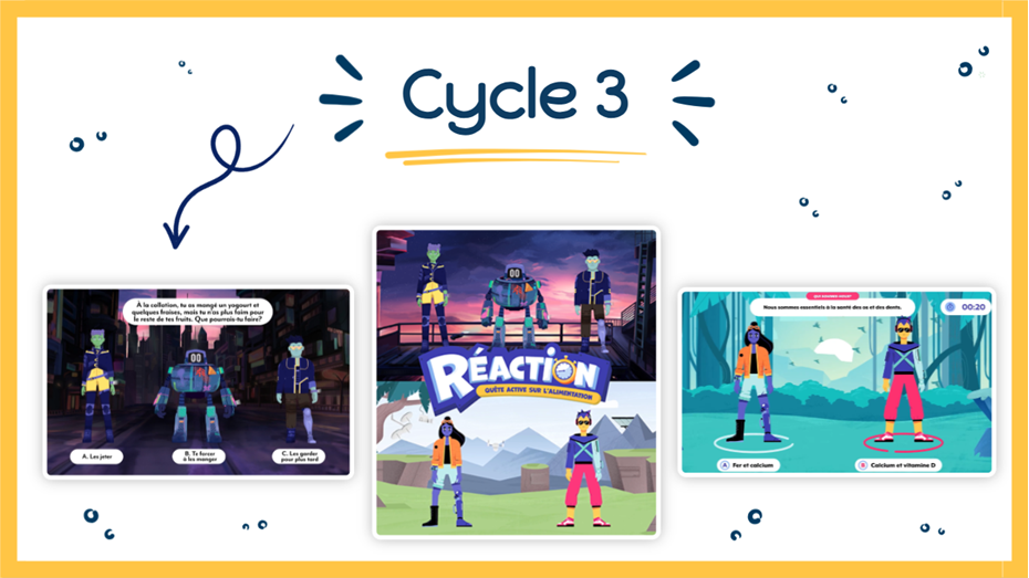 Online Educational Games to Get Students Moving at School – Cycle 3
